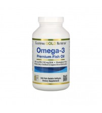 California Gold Nutrition Omega-3 Premium Fish Oil 1000mg 240caps